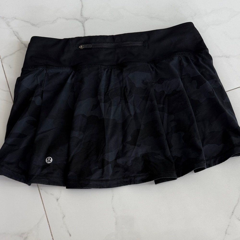 lululemon athletica Dark Camouflage Mini Skirt